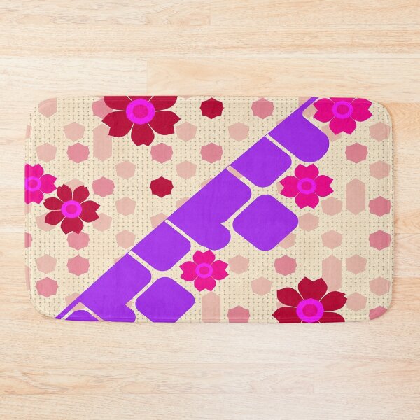 Item preview, Pink and ivory floral pattern design designed and sold by Chi261.