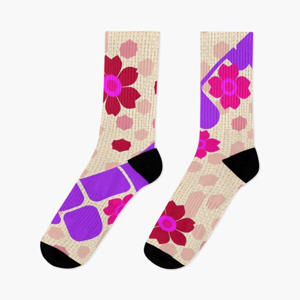 Item preview, Pink and ivory floral pattern design designed and sold by Chi261.