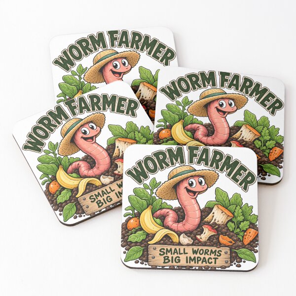 Item preview, Worm Farmer Small Worms Big Impact Vintage Gardening Humor designed and sold by FindYouByZ.