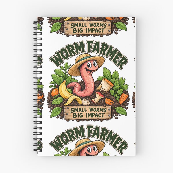 Item preview, Worm Farmer Small Worms Big Impact Vintage Gardening Humor designed and sold by FindYouByZ.