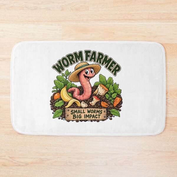 Item preview, Worm Farmer Small Worms Big Impact Vintage Gardening Humor designed and sold by FindYouByZ.