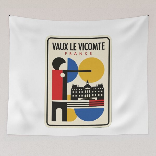Item preview, Retro Vaux Le Vicomte Bauhaus Geometric Skyline designed and sold by k3rstman1.