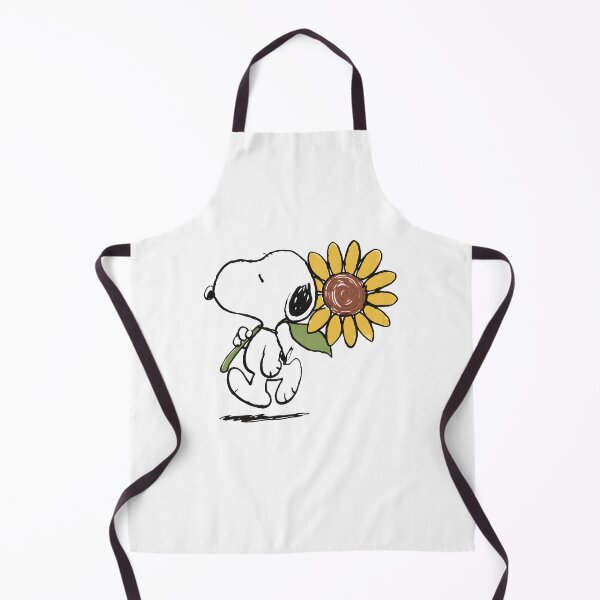 Item preview, Snoopy With Sunflower Sketch designed and sold by LittleMamastore.