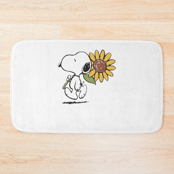 Item preview, Snoopy With Sunflower Sketch designed and sold by LittleMamastore.