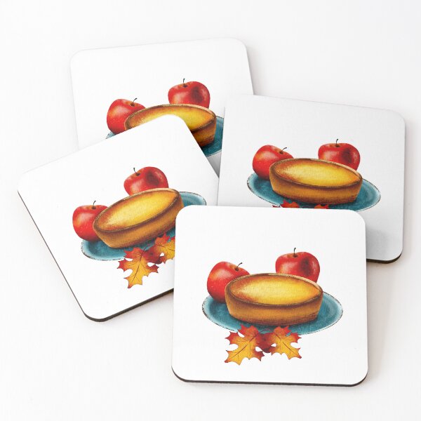 Item preview, Aesthetic Autumn Apple Pie Botanical Illustration designed and sold by DigiBlossom.