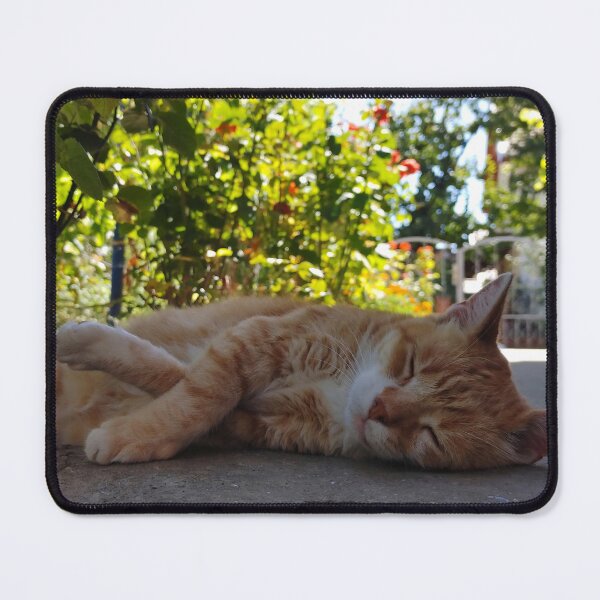 Item preview, Sleepy Cat – Peaceful Garden Nap designed and sold by MB-CatPrints.