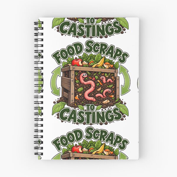 Item preview, Food Scraps to Castings Funny Vermicomposting Worm Farm designed and sold by FindYouByZ.