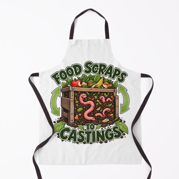 Item preview, Food Scraps to Castings Funny Vermicomposting Worm Farm designed and sold by FindYouByZ.