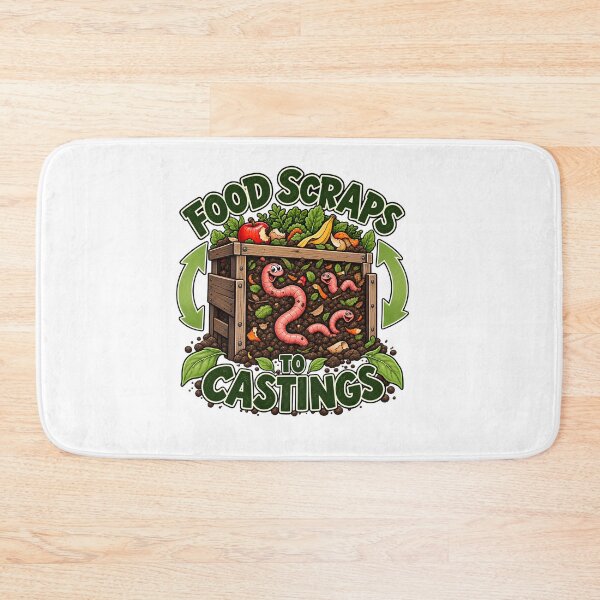 Item preview, Food Scraps to Castings Funny Vermicomposting Worm Farm designed and sold by FindYouByZ.