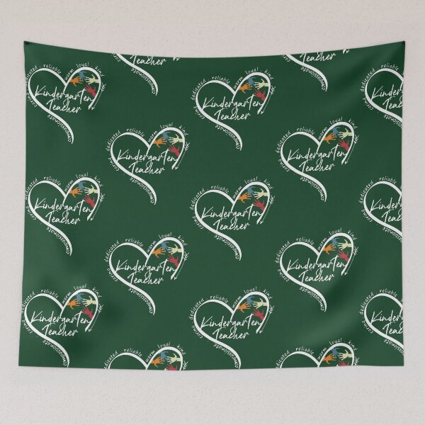 Item preview, HEART KINDERGARTEN TEACHER designed and sold by NourishingShop.