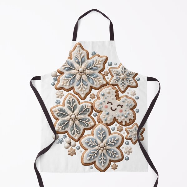 Item preview, Ice Blue Snowflake Christmas Cookies designed and sold by NiSchi LaVida.