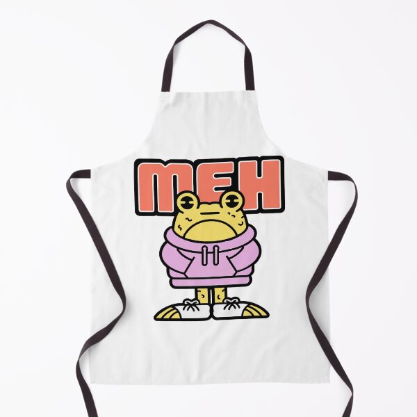 Item preview, Meh - Unimpressed Frog in a Hoodie designed and sold by BysonDesigns.