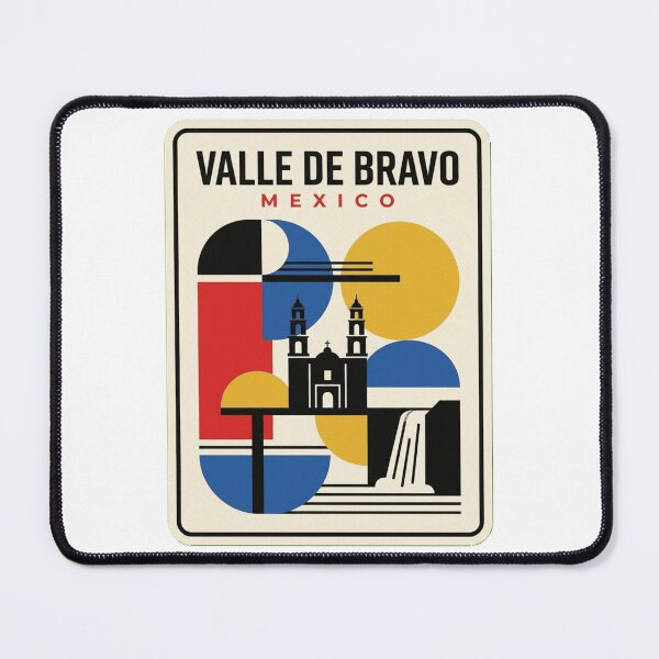 Item preview, Retro Valle De Bravo Bauhaus Geometric Skyline designed and sold by k3rstman1.