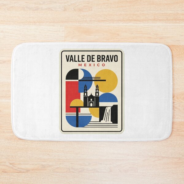 Item preview, Retro Valle De Bravo Bauhaus Geometric Skyline designed and sold by k3rstman1.