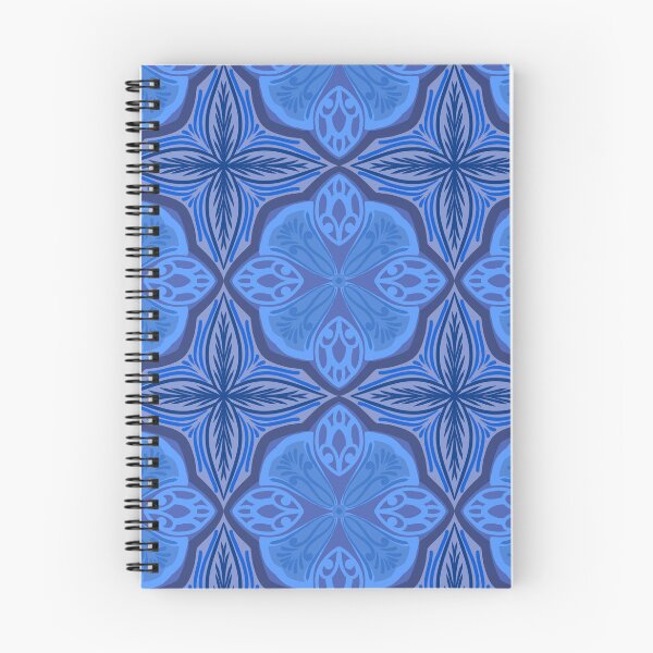 Item preview, Ornate Ocean Blue Tile | Mediterranean Floral Mandala Mosaic Pattern designed and sold by Rukhscreations.