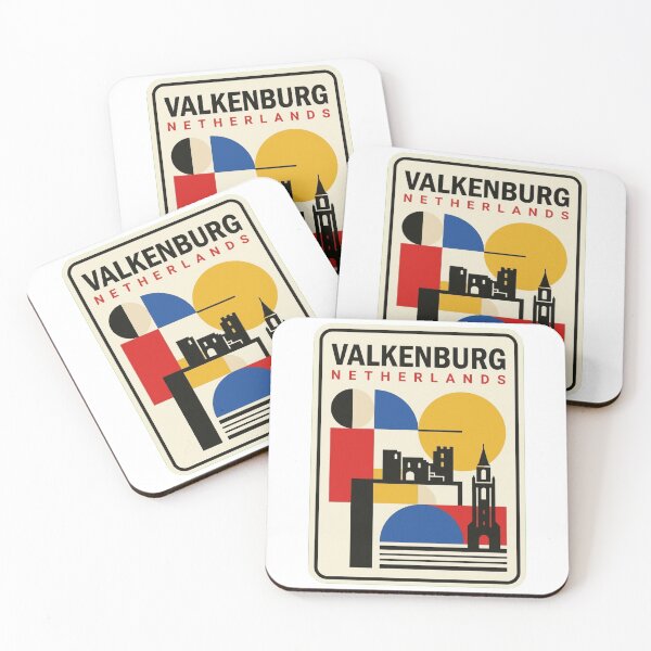 Item preview, Retro Valkenburg Bauhaus Geometric Skyline designed and sold by k3rstman1.