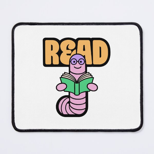 Item preview, Read - Bookworm with Glasses designed and sold by BysonDesigns.