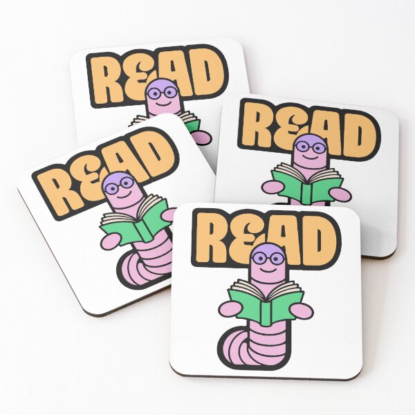 Item preview, Read - Bookworm with Glasses designed and sold by BysonDesigns.