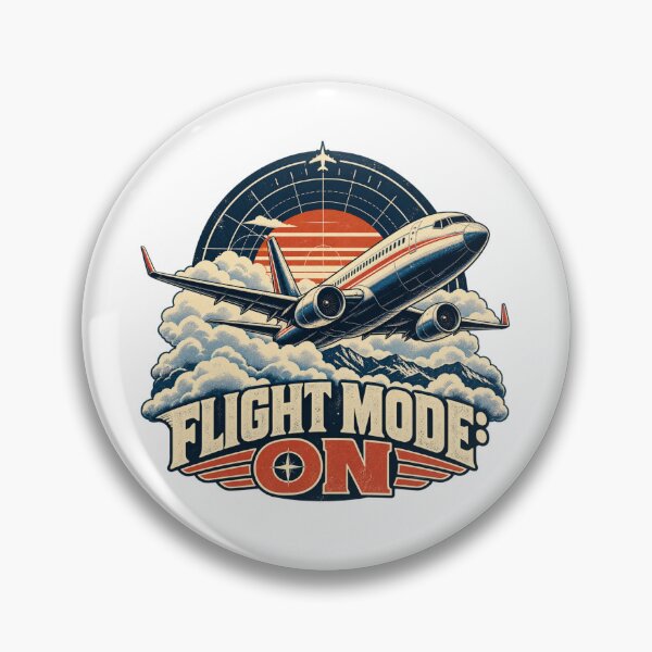 Item preview, Flight Mode On Vintage Aviation Airplane Retro Travel designed and sold by selvashop.
