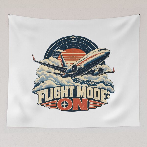 Item preview, Flight Mode On Vintage Aviation Airplane Retro Travel designed and sold by selvashop.