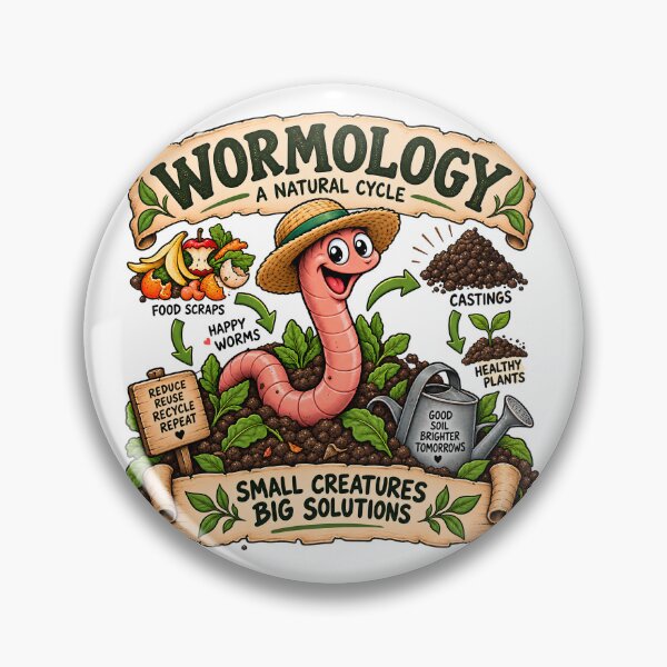 Item preview, Wormology A Natural Cycle Vintage Vermicomposting designed and sold by FindYouByZ.