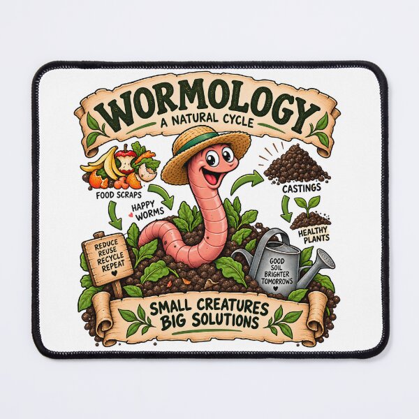 Item preview, Wormology A Natural Cycle Vintage Vermicomposting designed and sold by FindYouByZ.