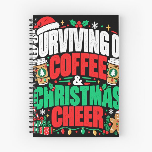 Item preview, Surviving on Coffee & Christmas Cheer – Funny Christmas Work Design designed and sold by KeeganDykes.