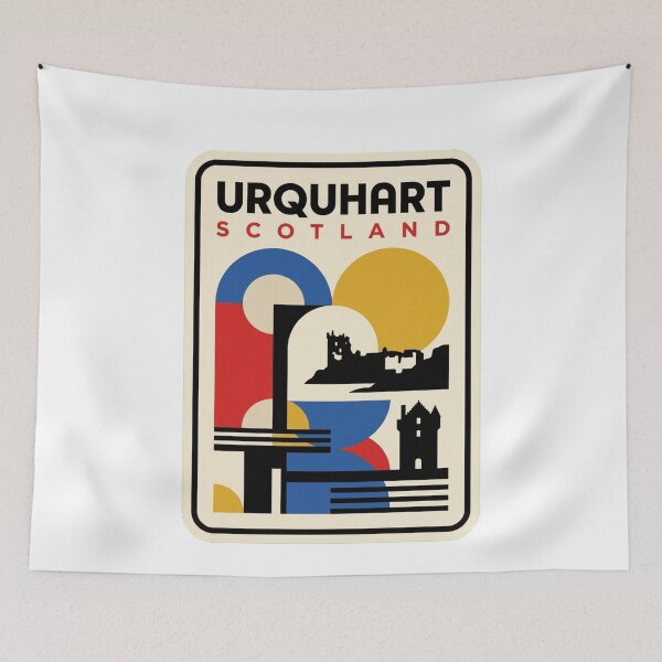 Item preview, Retro Urquhart Bauhaus Geometric Skyline designed and sold by k3rstman1.
