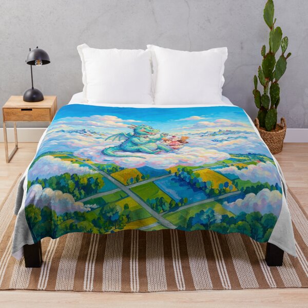 Artikelvorschau, Cute Dragon Eating Ice Cream Sundae entworfen und verkauft von Home Decor Art.