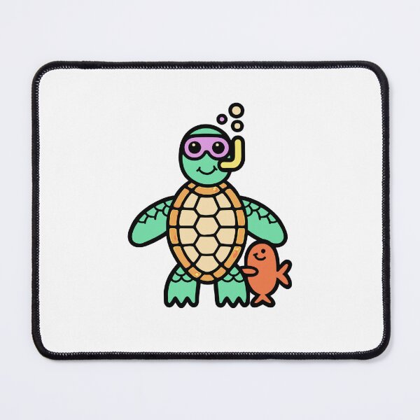 Item preview, Sea Turtle Snorkeling with a Fish Friend designed and sold by BysonDesigns.
