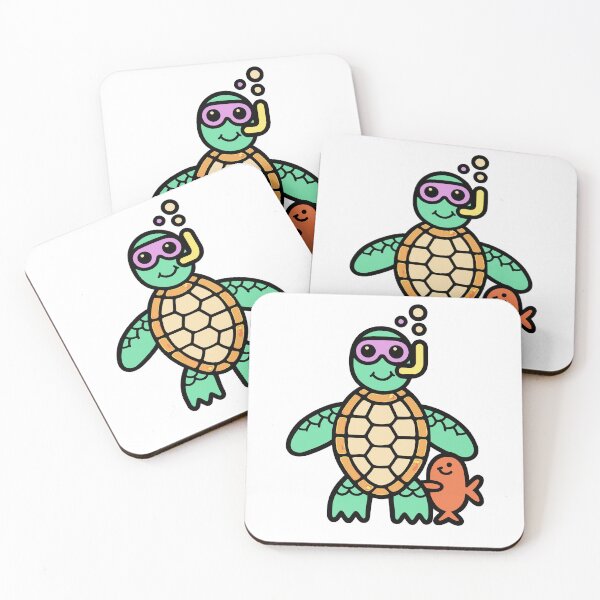 Item preview, Sea Turtle Snorkeling with a Fish Friend designed and sold by BysonDesigns.