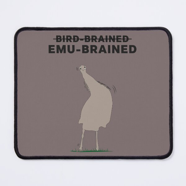 Item preview, Emu, crazy, bird designed and sold by RedPoppyStudio.