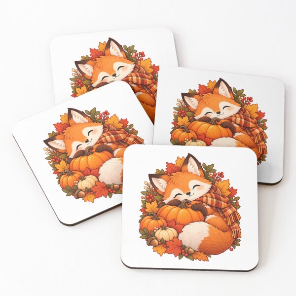 Item preview, Pumpkin Fox – Cute Cozy Autumn Woodland Illustration designed and sold by BLUEFOX05.
