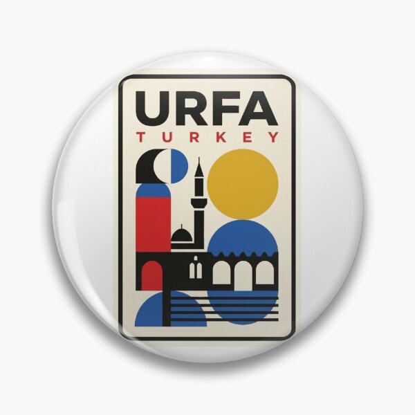 Item preview, Retro Urfa Bauhaus Geometric Skyline designed and sold by k3rstman1.