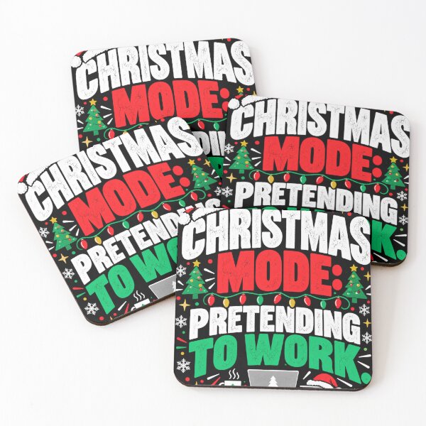 Item preview, Christmas Mode Pretending to Work – Funny Christmas Office Design designed and sold by KeeganDykes.