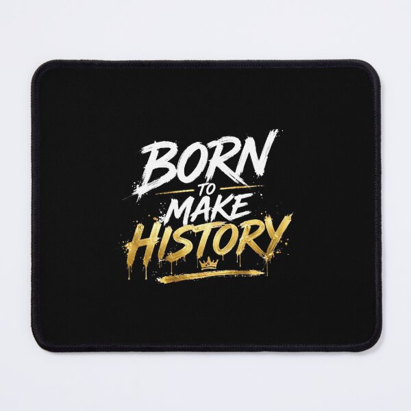 Item preview, Born To Make History - Motivational King Gold Crown Shirt designed and sold by Vibe-Vary.