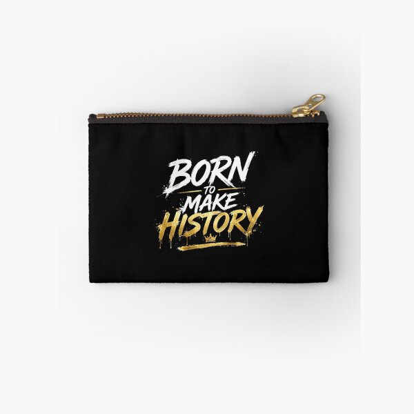 Item preview, Born To Make History - Motivational King Gold Crown Shirt designed and sold by Vibe-Vary.