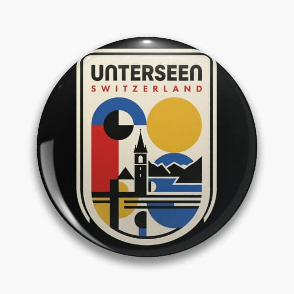 Item preview, Retro Unterseen Bauhaus Geometric Skyline designed and sold by k3rstman1.