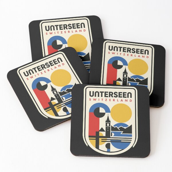 Item preview, Retro Unterseen Bauhaus Geometric Skyline designed and sold by k3rstman1.