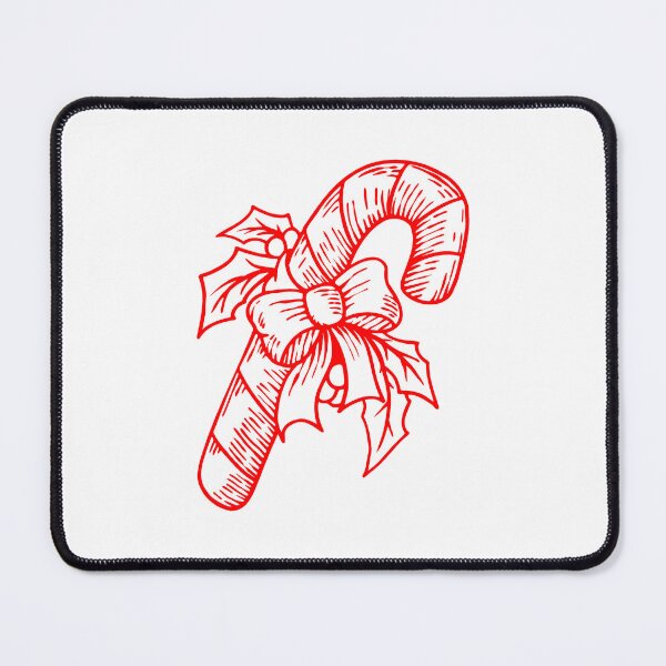 Item preview, Red Vintage Christmas Candy Cane Design designed and sold by pattern-archive.