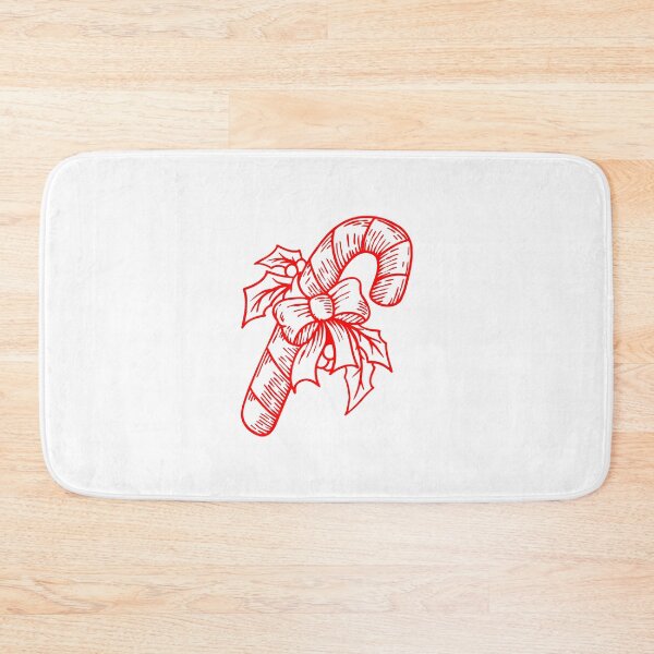 Item preview, Red Vintage Christmas Candy Cane Design designed and sold by pattern-archive.