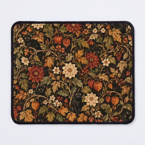 Item preview, Black Cat Botanical designed and sold by BaShert.