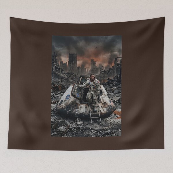Item preview, Astronaut returns to devastated world designed and sold by WiseBow.