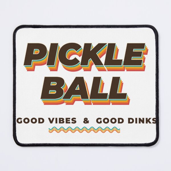 Item preview, Retro 70s Pickleball Good Vibes Good Dinks designed and sold by CourtCultureHQ.