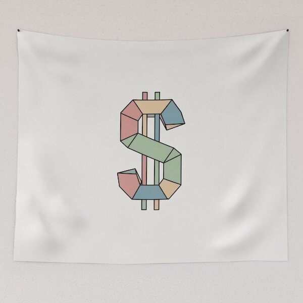 Item preview, Minimal Dollar Money Finance Minimalist Art designed and sold by Glitchart66.