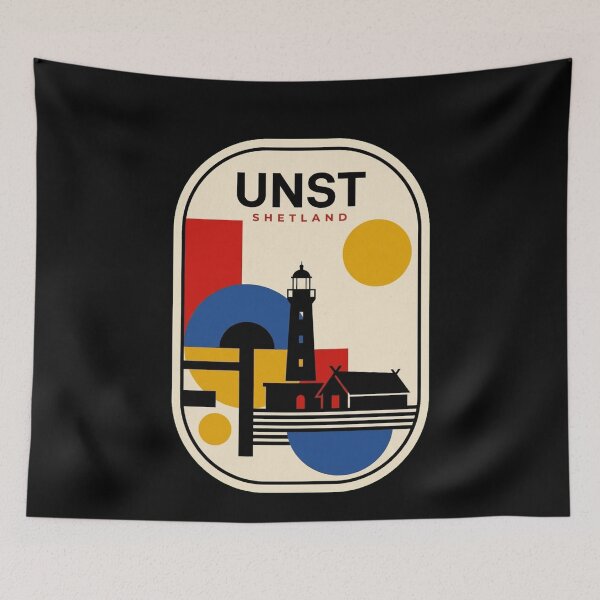 Item preview, Retro Unst Bauhaus Geometric Skyline designed and sold by k3rstman1.