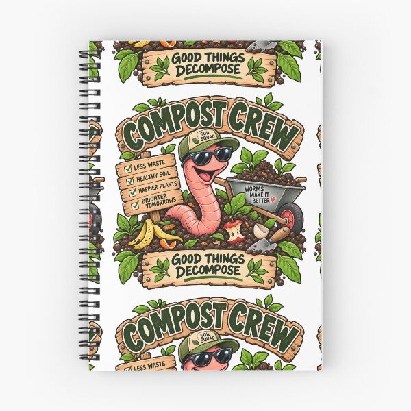 Item preview, Compost Crew Good Things Decompose Funny Worm Farming designed and sold by FindYouByZ.