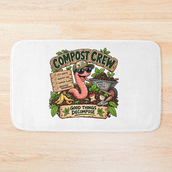 Item preview, Compost Crew Good Things Decompose Funny Worm Farming designed and sold by FindYouByZ.