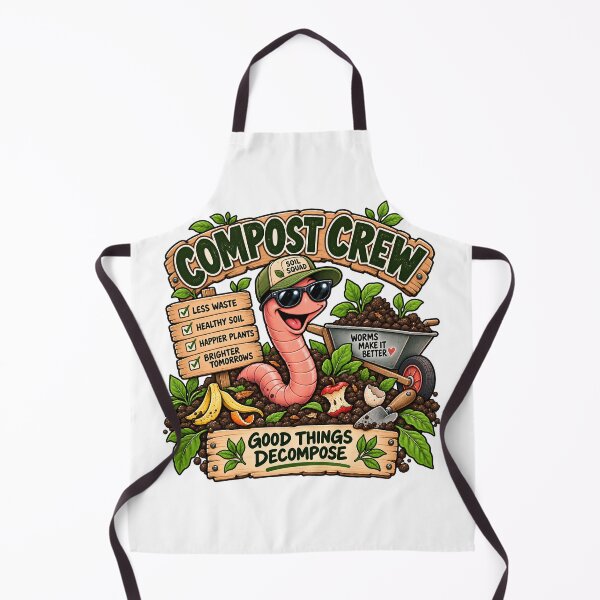 Item preview, Compost Crew Good Things Decompose Funny Worm Farming designed and sold by FindYouByZ.