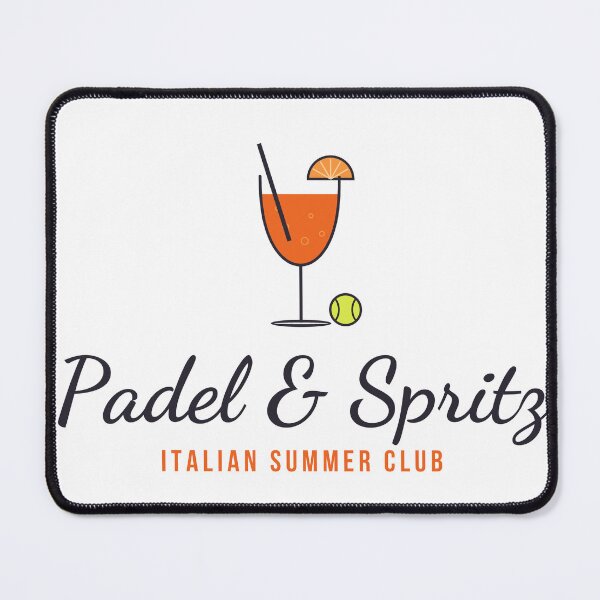 Item preview, Padel and Spritz Italian Summer Club designed and sold by CourtCultureHQ.
